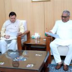 मुख्यमंत्री पुष्कर सिंह धामी ने नई दिल्ली में केंद्रीय वन, पर्यावरण एवं  जलवायु परिवर्तन मंत्री भूपेन्द्र यादव से भेंट की